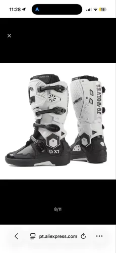 Bota de Motocross / Off-Road JG Wolves X1 (Branca)