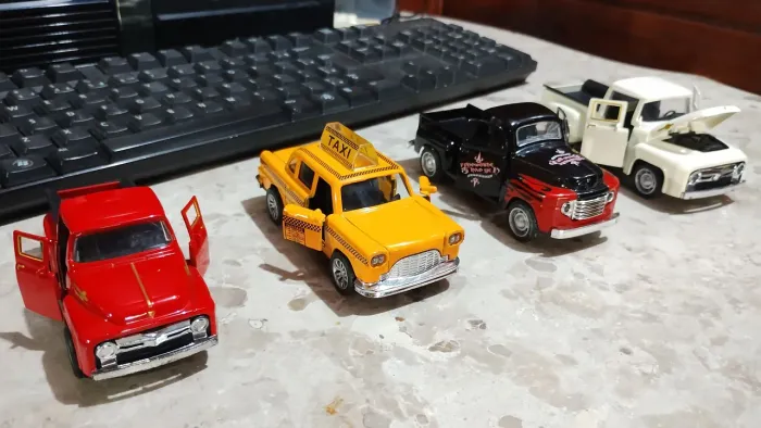 Carrinhos de metal coleção 