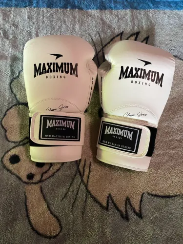 LUVA MAXIMUM 16 OZ BRANCA