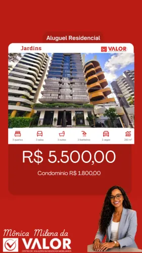 Apartamento para locação no MAISON PLACE VENDOME, JARDINS, Aracaju, SE