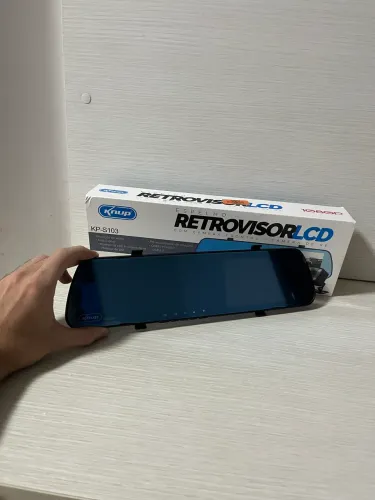 Retrovisor Com câmera de Ré e Frontal