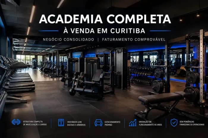 Vendo Academia funcionando