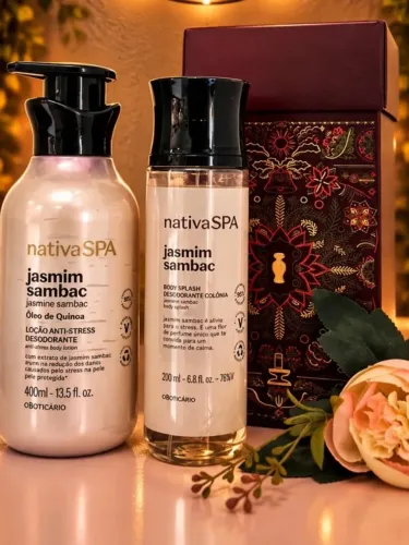 Kit Presente Natal Nativa Spa Jasmim Sambac (2 itens)
