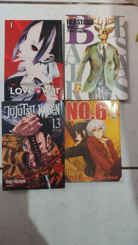 Vendo lote de mangás diversos para sua coleção!!