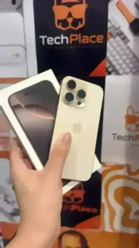 iPhone 16 Pro 256GB deserto 91% / Seminovo / Loja Física na Savassi
