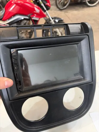 Kit Moldura fox 2010 com rádio multimídia