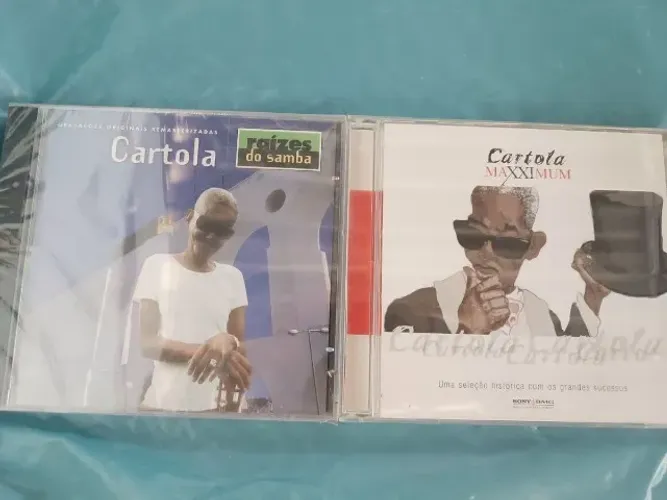 coleção CD 2 cds cartola maxximum e raízes do samba