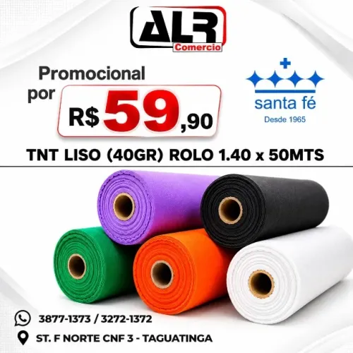 ROLO TNT 40GR 1.4MTS X 50MTS - SANTAFÉ