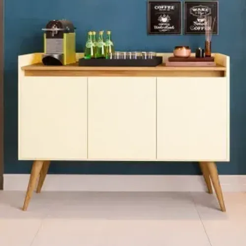 Novo! Buffet Gold Na Cor Perola/Mel