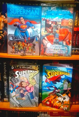 HQS A Saga do Superman e outros ..