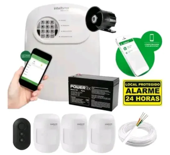 Sistema de Alarme Intelbras Completo!!!