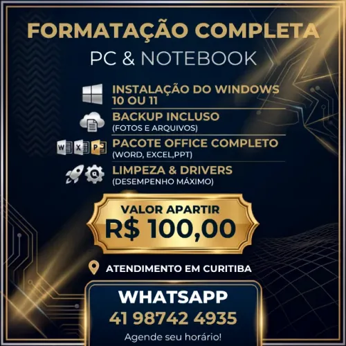 computador "insiderinfo" assistência técnica formatação.
