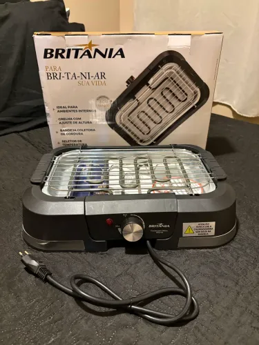 Churrasqueira Elétrica Britânia (nunca usada)