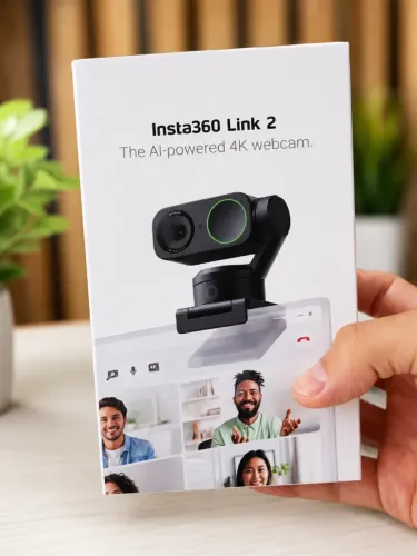 Webcam INSTA360 Link 2 4K Rastreamento Por Ia Cinsabnb