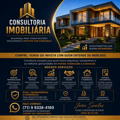 Consultoria Imobiliária Especializada | Compra, Venda, Investimento e Documentação