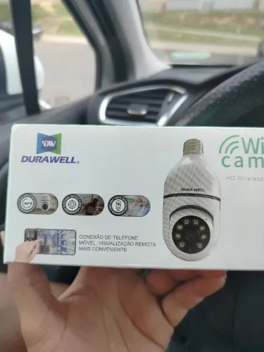 Camera de segurança, novo na caixa, conexão Wi-Fi