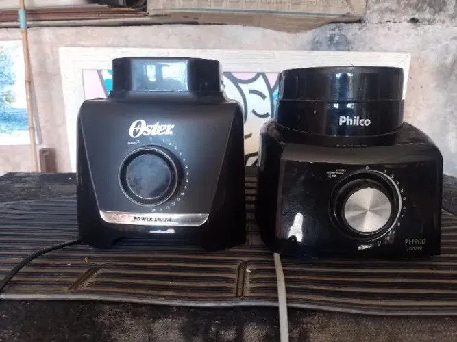 liquidificador Oster e Philco sem copos