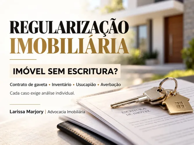 egularização de imóvel | Escritura, usucapião e inventário