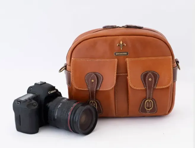 Bolsa Couro Fotógrafo Black Hold Bag Hold (NOVA)