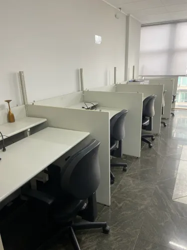 Mesa para escritório call center vendas articulada ajustável