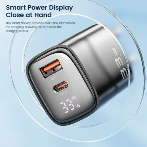 4x Carregador GaN Toocki com display