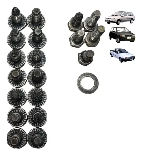 Kit Parafuso Cabecote Motor Vw Gol Saveiro Parati Ap 1.8 2.0