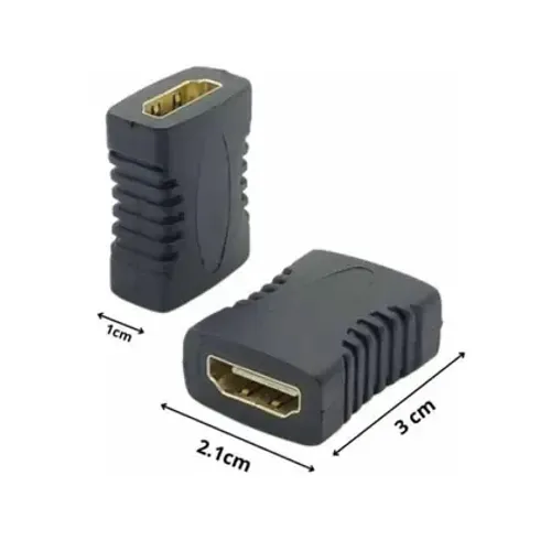 Conector Emenda Adaptador Hdmi Femea X Femea Hdmi Para Cabo
