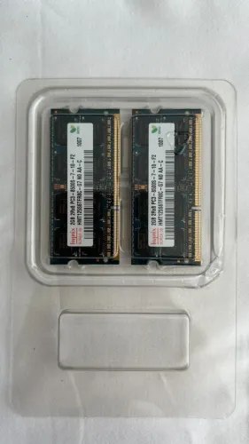 4GB Memória DDR3 1066MHz 2×2GB - Original MacBook Pro