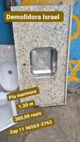 Pia mármore cozinha