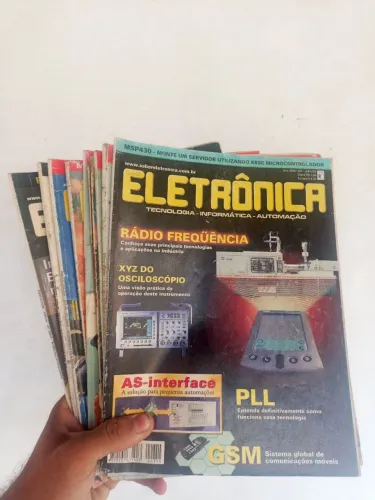 Revistas de eletrônica anos 90 e 2000Revistas de eletrônica anos 90 e 2000