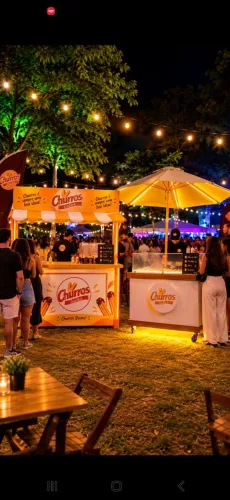 Churros, Pipoca e crepe na sua Festa (pula pula)