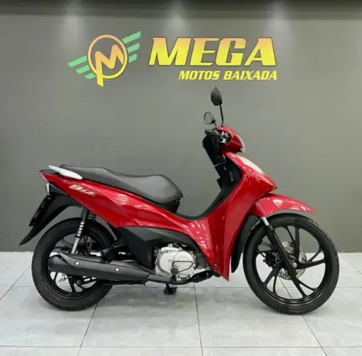 Honda Biz 125 Ex 2025 Vermelha