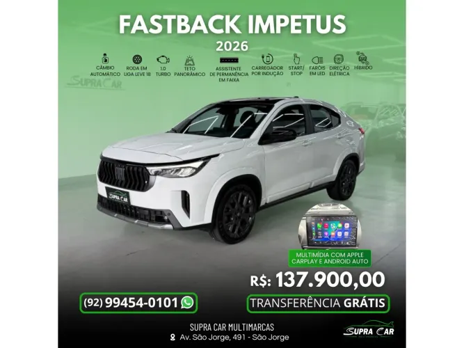 Fiat Fastback Impetus 200 T. AUT (hibrído) 2026