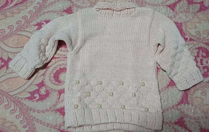 Blusa de lã infantil