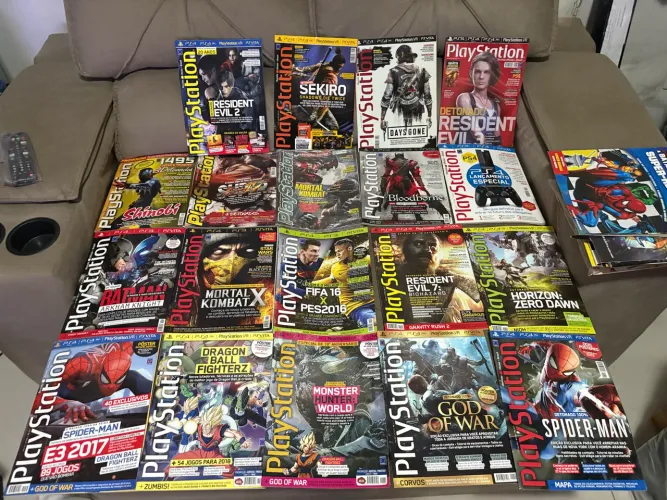 Coleção de revistas PlayStation 19 volumes