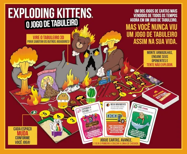 Exploding Kittens - O jogo de tabuleiro