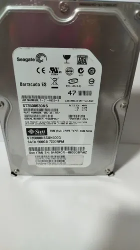 HD  SATA SEAGATE 500GB 7200RPM 