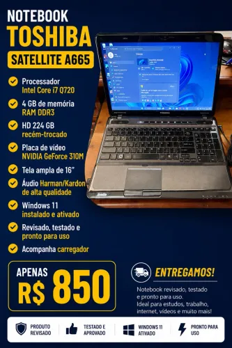 Notebook Toshiba Satellite