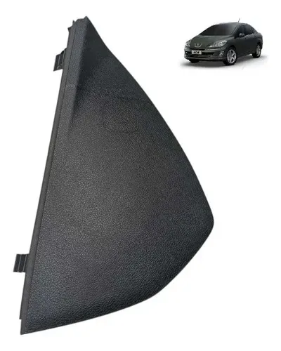 Acabamento Lateral Painel Direito Passageiro 408 2012 A 2015 Preto Liso