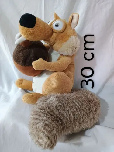 Pelúcia antiga do personagem SCRAT do filme A ERA DO GELO