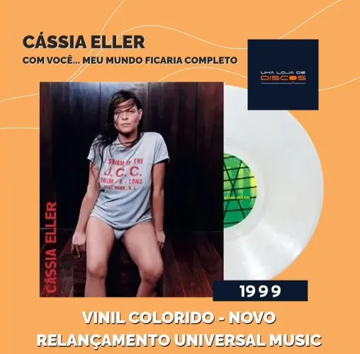 Vinil Cássia Eller Lacrado!