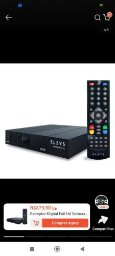 Vendo TV livre Elsys