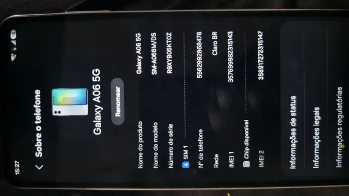 Vendo galaxy a06 5g.