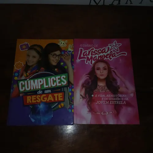 Livros Larissa Manoela - Cúmplices de um Resgate + Diário