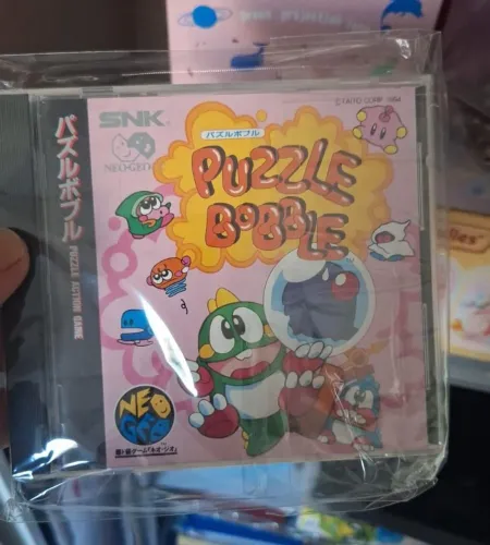 Jogo Original Puzzle Bobble para Neo Geo CD