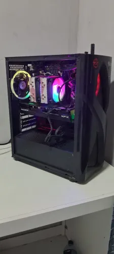 PC Gamer Intel i5-12600kf, RX 7600 8GB, 16GB DDR4, SSD 480GB, Fonte 850w