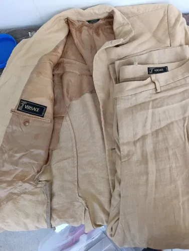 Conjunto blazer e calça Versace 