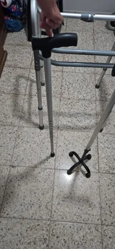 ANDADOR ARTICULADO + BENGALA ORTOPÉDICA - ESTADO DE NOVO! POUQUÍSSIMO USO!
