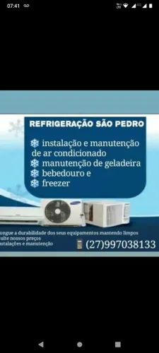 Conserto e venda de geladeira