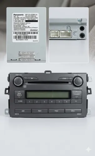 Rádio Som Original Toyota Corolla 2009 A 2014